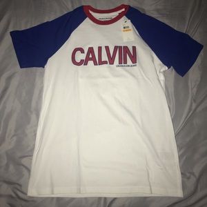 Calvin Klein men’s baseball t shirt🆕